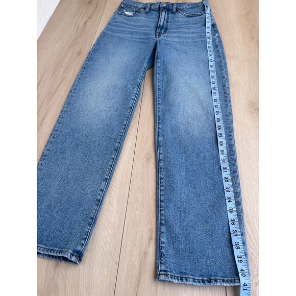 Madewell The Perfect Vintage Straight Crop Jean Montville Wash High Waisted (27) - Picture 11 of 16